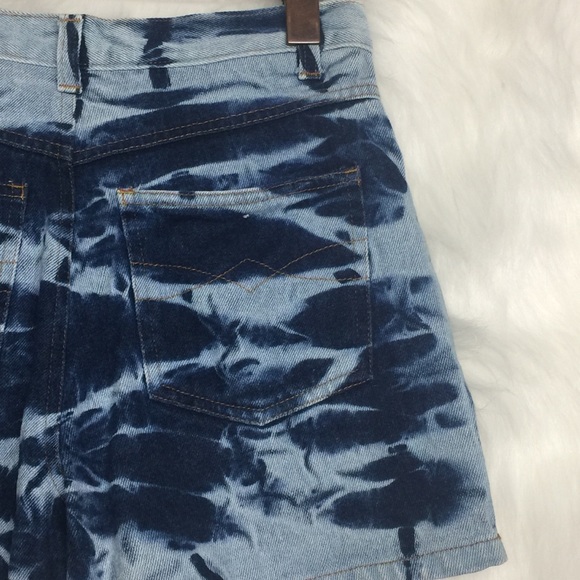 🌺 Glo Girl Denim Blue High-Waisted Shorts 14 - Picture 7 of 15